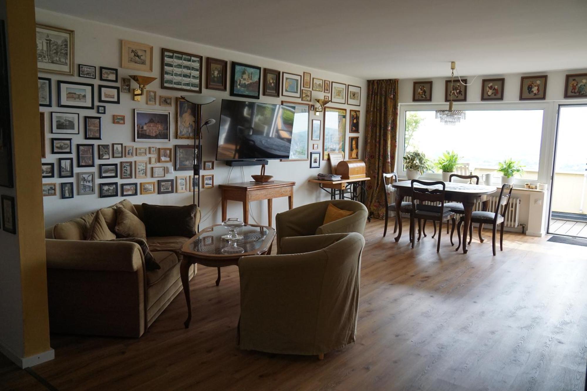 Rheinblick Am Rheinsteig Zur Festung Ehrenbreitstein Mit Balkon Und Sauna Urbar  Exterior photo